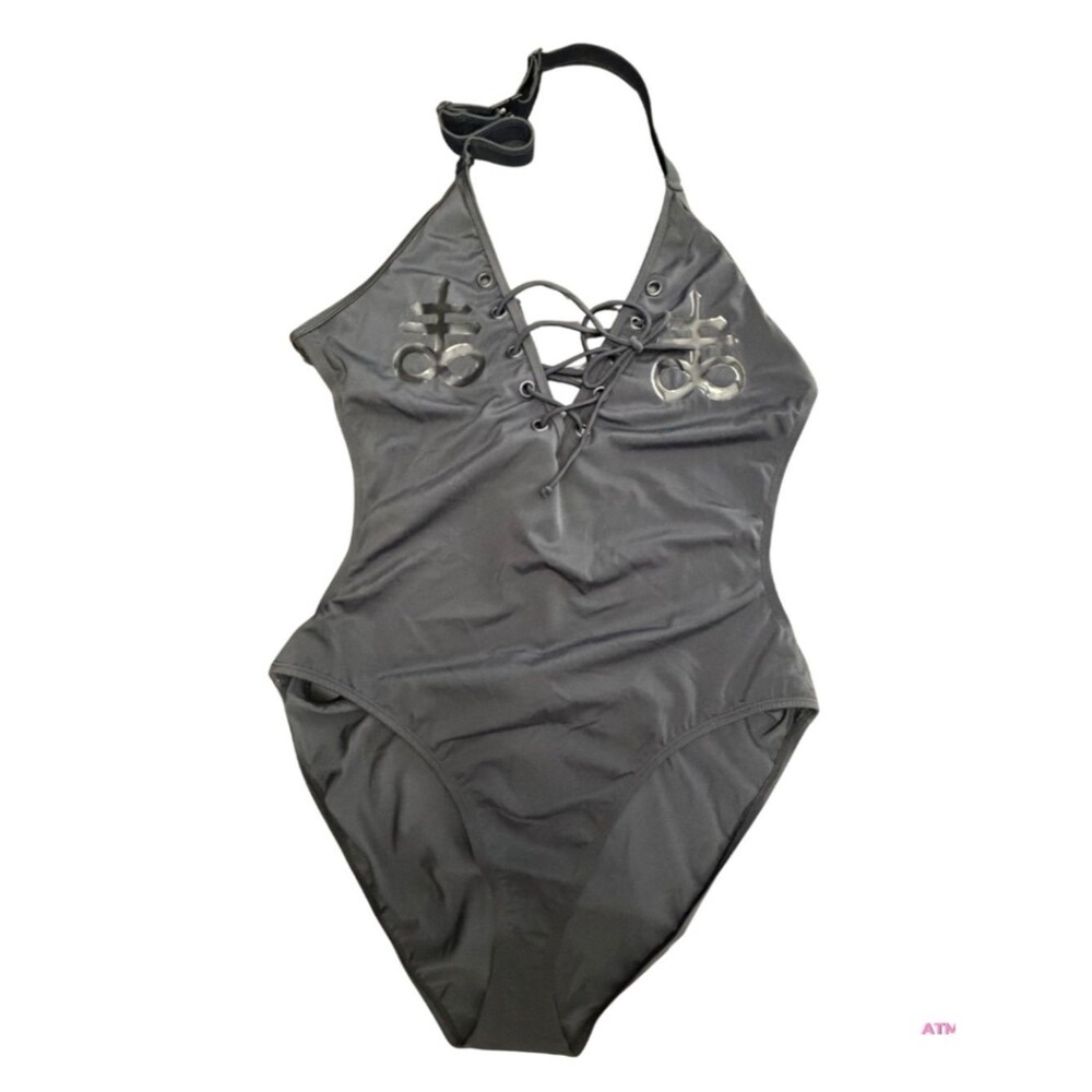NWT Killstar Doro Monokini One-Piece Black Swimsuit Plus Size 3X - Picture 6 of 16